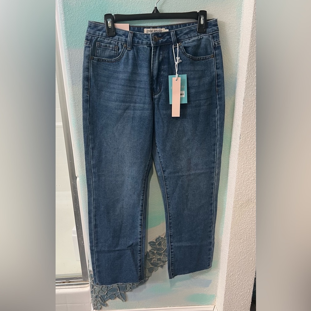 NWT Great Smokey High Waist Ankle Blue Jeans